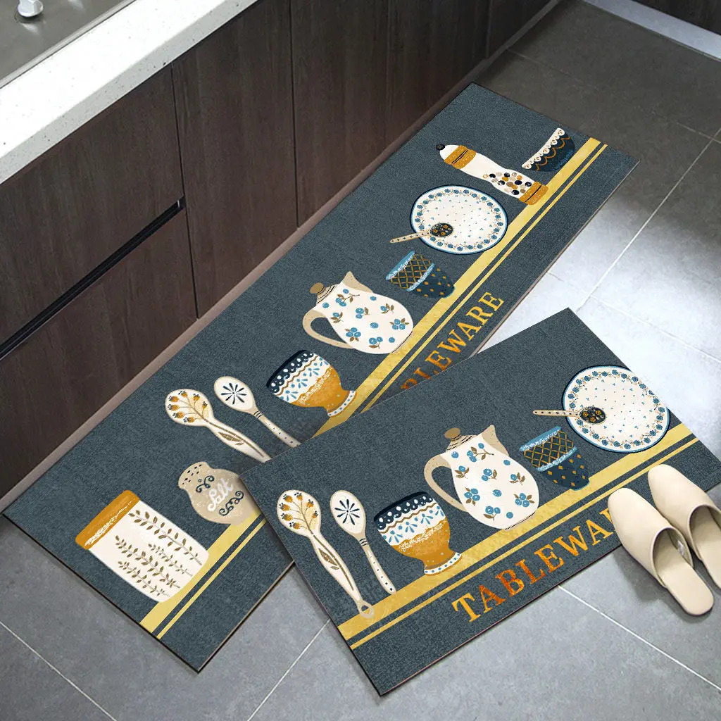 Сладък cartoony кухненски подложка за пода, модерен маслостойкий противоскользящий мат, абстрактна спалня, баня, впитывающий килим Tapis Tapete,