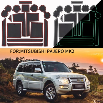 Подложка за врата фуги кола за Mitsubishi Pajero MK2, изменено подложка за прах, подложка за съхранение на аксесоари за интериора на колата